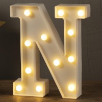 Hxweiye Led Marquee Letters Lights Sign N, 26 Alphabet Light Up Letters And Number 0-9 Number Warm White Led Letters For Bar Party Birthday Home Wedding D