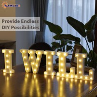 Led Marquee Letters Lights Sign-I, Hxweiye Led Letters Lights 26 Alphabet, Light Up Number 0-9 Letters Sign For Party Home Birthday Anniversary Battery Powered Lighted Letters(Warm White)