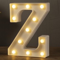 Hxweiye Led Marquee Letters Lights Sign Z, 26 Alphabet Light Up Letters And Number 0-9 Number Warm White Led Letters For Bar Party Birthday Home Wedding D?Cor