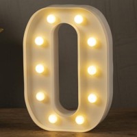 Hxweiye Light Up Letters Led Marquee Letters Lights Sign 26 Alphabet And 10 Number Big Lights Letter For Party Birthday Bar Battery Powered Christmas Decor Letter Lights (Warm White O)