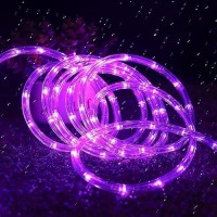 50Ft 360 Led Waterproof Rope Lights 110V Connectable Indoor Outdoor Led Rope Lights For Deck Patio Pool Camping Bedroom Deco