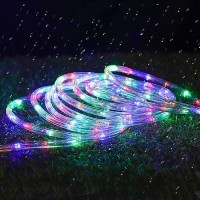 50Ft 360 Led Waterproof Rope Lights 110V Connectable Indoor Outdoor Led Rope Lights For Deck Patio Pool Camping Bedroom Deco