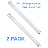 Chkadawa Bl T8 F10W 2 Pack Replacement Bulbs For Aspectek Liba 20W Indoor Device F10T8 Bl368Nm 10 Watt Tube G13 13 Linear B