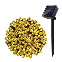 L Lampop Solar String Lights Outdoor Waterproof Fairy Lights 100Led 8 Modes Garden Christmas Easter Halloween Decorations Outdoo