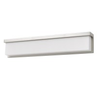 Almeria Metal Led 26 Vanity Light With Acrylic Shade