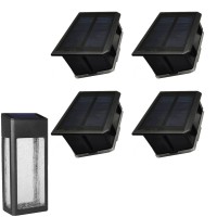 Goodfoever 4 Pack Solar Light Replacement Top For Outdoor Fence Light And Wall Light Solar Light Insert Waterproof 4 Pack Sola