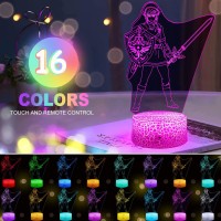 Christmas Night Light For Kids 3D Illusion Lamp Legend Toys16 Colors Changing With Remote Kids Room Bedroom Decor Lights As Birt