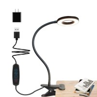 Desk Lamp Clip On Light, Desk Light 48 Led Lamp With 3 Lighting Modes, Dimmable 10 Brightness Levels, 360