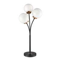 Boudreaux 32'' High 3-Light Floor Lamp - Matte Black