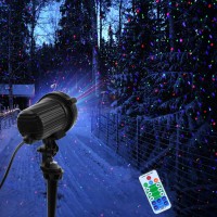 Laser Christmas Lights Outdoor Garden Laser Lights Projector Motion Star 3 Color Red Green Blue Water Proof Suitable For Outdoo