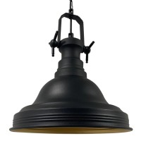 Bamyum Ulmete Industrial Ceiling Light For Living Room 11,8 In, Black Vintage Hanging Light For Kitchen, Pendant Lighting Retro E26, Ceiling Pendant Light Vintage Lampshades For Kitchen