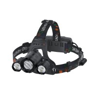 Headlamp Rechargeable 6000 Lumens Super Brightest 4 Modes Head Lamp For Adults Zoom Waterproof Headlight 90?Angle Adjustable Head Lights For Outdoor Camping Hunting Running Hiking(Black)