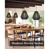 Elyona Modern Woven Pendant Light Fixtures 12