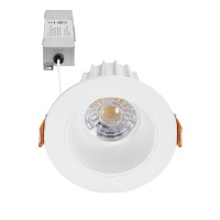 Maxxima 2 In Ultrathin Recessed Antiglare Led Downlight Canless Ic Rated 600 Lumens 5 Color Temperature Selectable 2700K