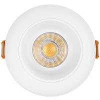 Maxxima 2 In Ultrathin Recessed Antiglare Led Downlight Canless Ic Rated 600 Lumens 5 Color Temperature Selectable 2700K