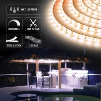 Armacost Lighting Ribbonflex Pro Soft White 3000K 60Ledsm 10M 24V Outdoor Tape Light 328 Ft 145450