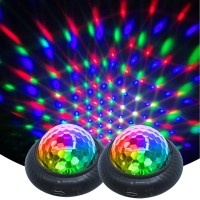 Kismee Disco Party Light Night Light 2 In 1 Flashes With Music Sound Activated Multicolor Disco Ball Rechargeable Battery Operat