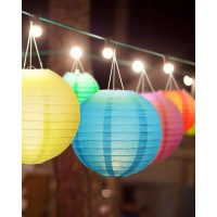 Treela 48 Pcs Paper Lanterns Party Decorations Chinese Round Paper Lanterns 46810 Inch Asian Hanging Lanterns Lamps Decorativ