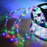 Huizhen Indoor Outdoor Rope Lights 110V 100Ft Connectable Multicolor Led Rope Lights Outdoor Waterproof Kit For Party Wedding Ba