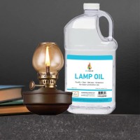 The Dreidel Company Liquid Paraffin Lamp Oil - 1 Gallon - Smokeless, Odorless, Ultra Clean Burning Fuel For Indoor And Outdoor Use (2 Pack)