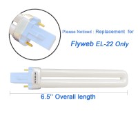 Spek Lighting 9 Watt Cfs Bl350 Replacement Flyweb Light Bulbs Compatible El22