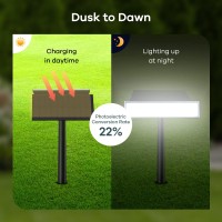 Linkind Solar Spot Lights, Upgraded 54 Leds Daylight Solar Outdoor Lights, Ip67 Waterproof Landscape Spotlights, Dusk-To-Dawn Solar Lights For Garden Pathway Yard Tree Driveway Patio Walkway Pool