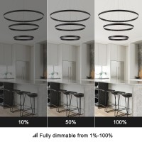 Welaki Large Modern Chandelier, 15.7