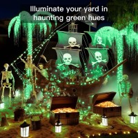 Suddus Green Christmas Lights Battery Operatd 66Ft 200Led St Patricks Day Decorations Lights Indoor Fairy Twinkle Lights With