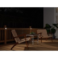 Good Earth Lighting Battery Operated Led Landscape Path Or Deck Lights In Bronze Motion Sensor With Auto Off 50 Lumens 5000K