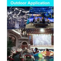 400 Led Fairy String Lights Plug In Outdoor, Ip67 Waterproof 157Ft Fairy Lights Rope Lights With Remote 8 Modes Strip Lights For Indoor Living Room Bedroom Attic Tent Tree Decors-Cold White