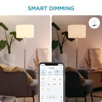 Wiz Connected Tunable White G25 Clear Filament Lamp, 2200K - 5000K, Smart Control With Wiz App, Compatible With Alexa, Google Assistant, And Siri Shortcuts, No Hub Required, 6 Bulbs