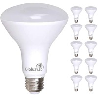 Bioluz Led 10 Pack 90 Cri Br30 Flood Light Bulbs Indoor Outdoor Instant On Dimmable Cool White 4000K 6595 Watt Replacement Usin