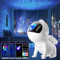 Chiclew Galaxy Projector 360? Adjustable, Space Dog Star Projector With Unlimited Colors And Combinations, Night Light Projector With Bluetooth Speaker And White Noise, Aurora Projector For Kids