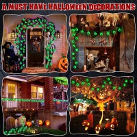 Halloween Decorations 30Led 17Ft Eyeball Halloween String Lights With Timer Remote Battery Operated 8 Modes Halloween Lights Hal