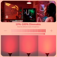 Edishine Dimmable Red Led Light Bulb Par38 Red Flood Light Bulbs Outdoor 18W120W Equivalent Red Light Bulbs For Halloweenc