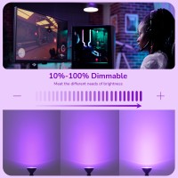 Edishine Par38 Purple Flood Light Bulb Dimmable Purple Led Light Bulb 18W120W Equivalent Purple Flood Lights For Halloween