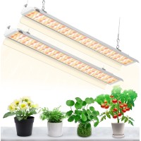 Szhlux Grow Light 4Ft 140W 2 70W 800W Equivalent Super Bright Full Spectrum Sunlight Plant Light Led Grow Light Strips Lin