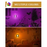 Doresshop Purple Night Light 2 Pack Night Lights Plug Into Wall Night Light Dusk To Dawn Sensor Led Night Light Adjustable