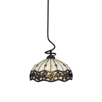 Capri Stem Pendant With Hang Straight Swivel Shown In Matte Black Finish With 16