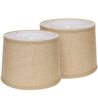 Lampshades Set Of 2, Fabric Burlap Lampshades 11.6