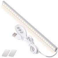 Dweptu Kitchen Lights Closet Lights Dimmable Led Stick On Lights Under Counter Light Fixtures With Usb Powered Led Light Bar For Room Under Counter Lighting Work Tables Student Dormitory