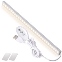 Dweptu Kitchen Lights Closet Lights Dimmable Led Stick On Lights Under Counter Light Fixtures With Usb Powered Led Light Bar For Room Under Counter Lighting Work Tables Student Dormitory