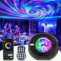 Star Projector Galaxy Projector, Happy Birthday Decorations Gift Night Light With Remote Nebula Starry Light Projector Twinkling Ceiling Stars Projection For Home Gaming Bedroom Kids Room Decor Light