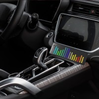 Power Acoustik Spectrum Analyzer - Music Voice Rhythm Spectrum Display, Colorful Rgb Light Bar W/ 176 Led Lights, In Vehicle Dancing Lighting Panel, In Home Ambient Lights, Usb C Connected