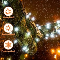 Yiqu 82Ft 200 Led Color Changing Halloween Lights Extendable Halloween Decorations Outdoor Tree Lights With Memory Function Timer 9 Modes For Horror Parties ((Orange To Purple)