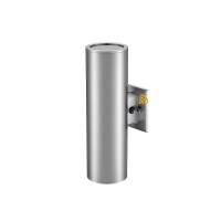 Tengxin Outdoor Wall Light,Dusk To Dawn Modern Outdoor Wall Sconce With Stainless Steel Cylinder,Brushed Nickel Finsh Wall Mount Light,E26 Socket,Ip65 Waterproof,Ul Listed. ?Brushed Nickel ?