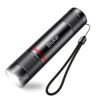 Blukar Flashlight Rechargeable High Lumens Tactical Flashlight Super Bright Small Led Flash Lightzoomable Adjustable Brightn