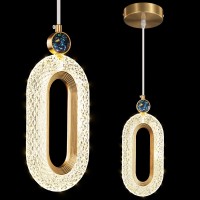 Zhllmq Pendant Lighting For Kitchen Island Led Dimmable Modern Gold Mini Pendant Lights For Bedroom Hallway Entryway Kitchen Island Light Fixtures (1-Pack)