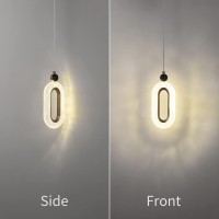 Zhllmq Pendant Lighting For Kitchen Island Led Dimmable Modern Gold Mini Pendant Lights For Bedroom Hallway Entryway Kitchen Island Light Fixtures (1-Pack)