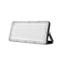 Tycolit 100W Led Flood Light, 10000Lm Super Bright Ip66 Waterproof Outdoor Security Light, 120 Lighting Angle & 180 Adjustable Bracket, 3200K Warm White For Warehouse Garage Stadium